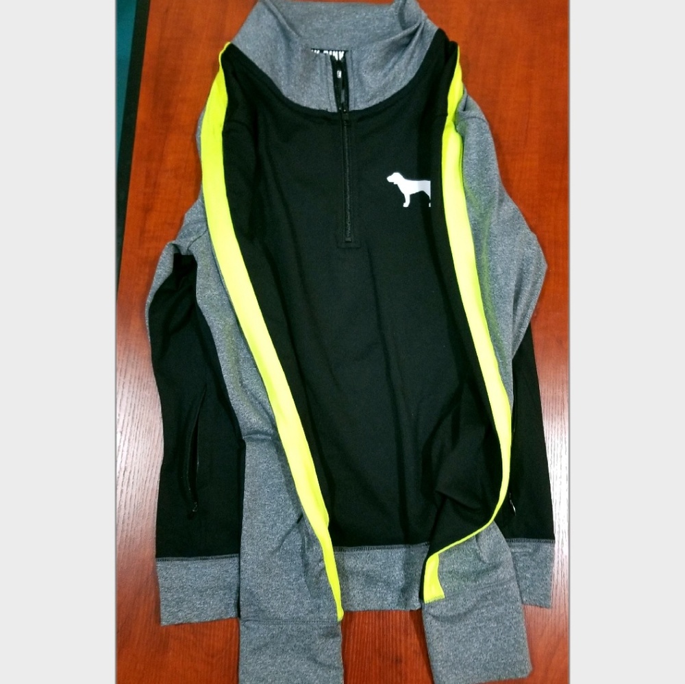 PINK track half zip